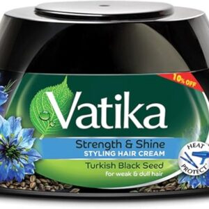 vatika naturals turkish blackseed styling hair cream 65ml promotes strength and shiny hair heat pr 29.1